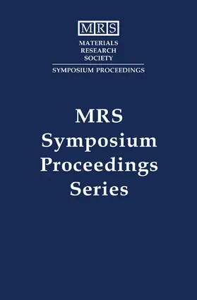 Beck / Corbin / Davis |  Microporous and Macroporous Materials: Volume 431 | Buch |  Sack Fachmedien