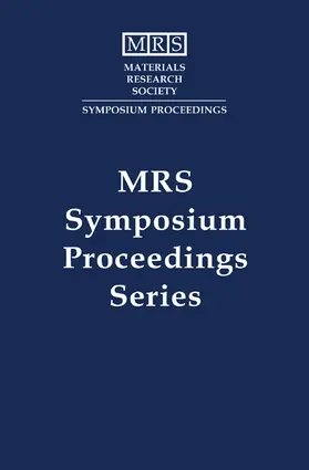 Mascarenhas / Follstaedt / Suzuki |  Self-Organized Processes in Semiconductor Alloys: Volume 583 | Buch |  Sack Fachmedien