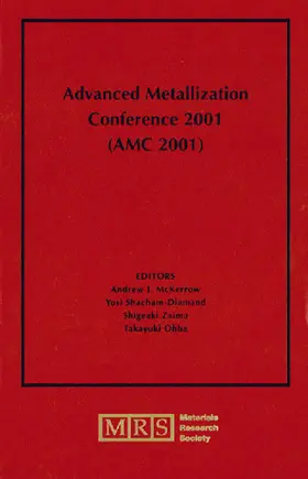 McKerrow / Sacham-Diamand / Zaima |  Advanced Metallization Conference 2001 (AMC 2001): Volume 17 | Buch |  Sack Fachmedien