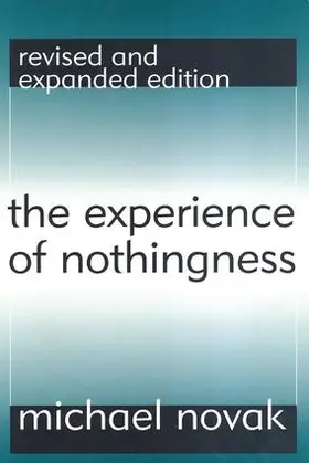 Novak |  The Experience of Nothingness | Buch |  Sack Fachmedien
