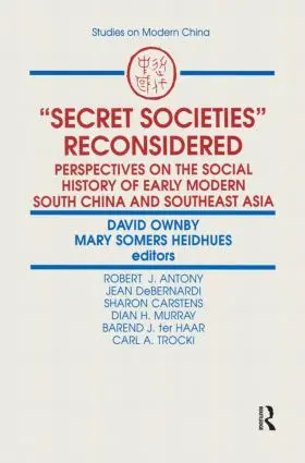Ownby / Somers Heidhues |  Secret Societies Reconsidered | Buch |  Sack Fachmedien
