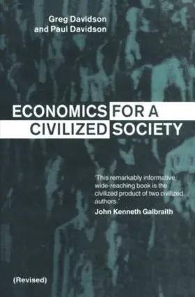 Davidson |  Economics for a Civilized Society | Buch |  Sack Fachmedien