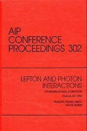 Drell / Rubin |  Lepton and Photon Interactions | Buch |  Sack Fachmedien