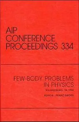 Gross |  Few-Body Problems in Physics | Buch |  Sack Fachmedien