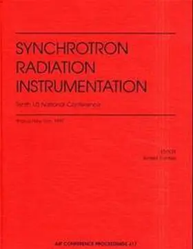 Fontes |  Synchrotron Radiation Instrumentation | Buch |  Sack Fachmedien