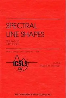 Herman |  Spectral Line Shapes - Volume 10 - 14th ICSLS | Buch |  Sack Fachmedien