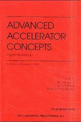 Lawson |  Advanced Accelerator Concepts: Eighth Workshop | Buch |  Sack Fachmedien