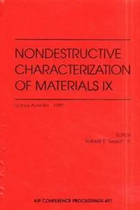 Green |  Nondestructive Characterization of Materials IX | Buch |  Sack Fachmedien