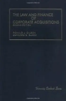 Gilson |  The Law and Finance of Corporate Acquisitions | Buch |  Sack Fachmedien