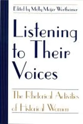Wertheimer / Benson |  Listening to Their Voices | Buch |  Sack Fachmedien