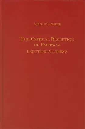 Wider |  The Critical Reception of Emerson | Buch |  Sack Fachmedien