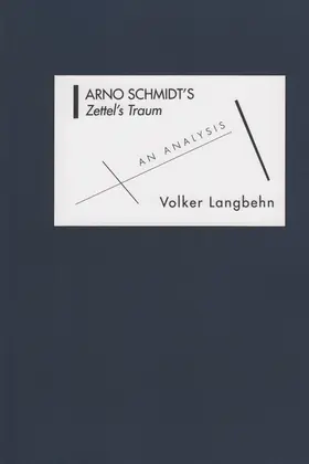 Langbehn |  Arno Schmidt's Zettel's Traum | Buch |  Sack Fachmedien