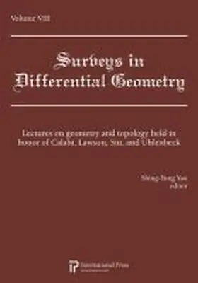 Yan |  Surveys in Differential Geometry Papers | Buch |  Sack Fachmedien