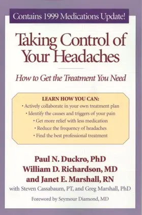 Cassabaum / Duckro / Marshall |  Taking Control of Your Headaches | Buch |  Sack Fachmedien