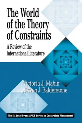 Mabin / Balderstone |  The World of the Theory of Constraints | Buch |  Sack Fachmedien