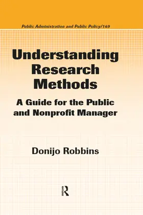 Robbins |  Understanding Research Methods | Buch |  Sack Fachmedien