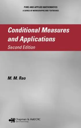 Rao | Conditional Measures and Applications | Buch | 978-1-57444-593-0 | sack.de