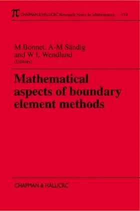 Bonnet / Sandig / Wendland |  Mathematical Aspects of Boundary Element Methods | Buch |  Sack Fachmedien