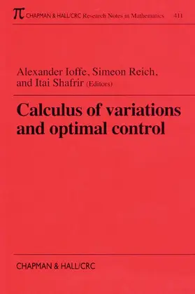 Ioffe / Reich / Shafrir |  Calculus of Variations and Optimal Control | Buch |  Sack Fachmedien