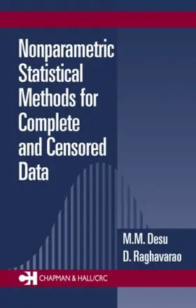 Desu / Raghavarao |  Nonparametric Statistical Methods For Complete and Censored Data | Buch |  Sack Fachmedien