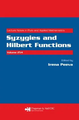 Peeva |  Syzygies and Hilbert Functions | Buch |  Sack Fachmedien