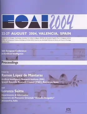 López de Mántaras / Saitta |  ECAI 2004 | Buch |  Sack Fachmedien