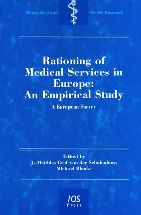 Graf Von Der Schulenburg |  Rationing of Medical Services in Europe | Buch |  Sack Fachmedien