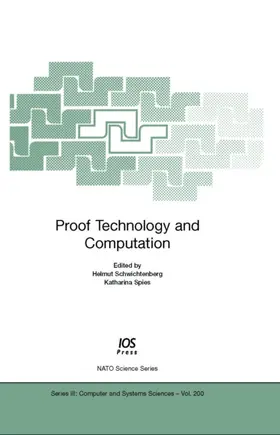 Schwichtenberg |  Proof Technology and Computation | Buch |  Sack Fachmedien