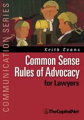Evans |  Common Sense Rules of Advocacy for Lawyers | eBook | Sack Fachmedien