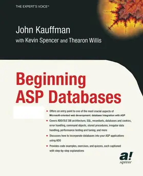 Spencer / Willis / Kauffman |  Beginning ASP Databases | Buch |  Sack Fachmedien