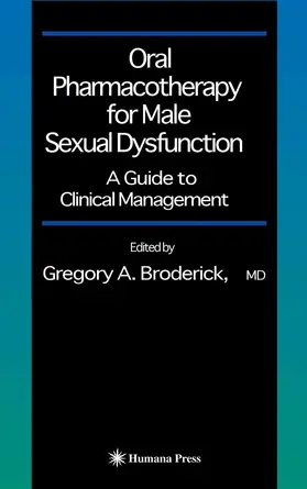 Broderick |  Oral Pharmacotherapy for Male Sexual Dysfunction | eBook | Sack Fachmedien