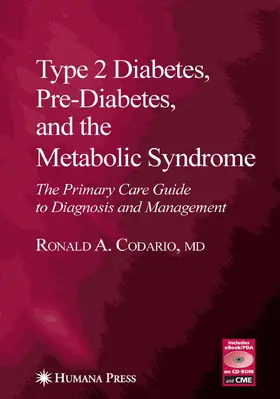 Codario |  Type 2 Diabetes, Pre-Diabetes, and the Metabolic Syndrome | eBook | Sack Fachmedien