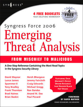 Syngress Force Emerging Threat Analysis | Buch | 978-1-59749-056-6 | www2.sack.de