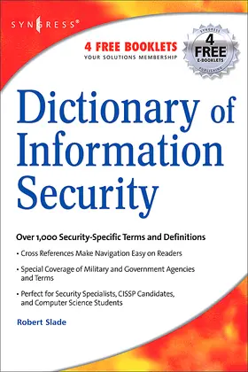 Slade |  Dictionary of Information Security | Buch |  Sack Fachmedien