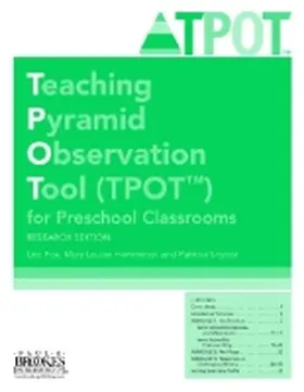 Hemmeter / Fox / Snyder |  Teaching Pyramid Observation Tool for Preschool Classrooms (Tpot(tm)) Manual | Buch |  Sack Fachmedien