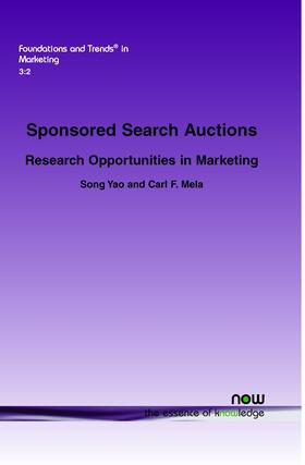 Yao / Mela |  Sponsored Search Auctions | Buch |  Sack Fachmedien