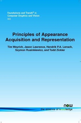 Weyrich / Lawrence / Lensch |  Principles of Appearance Acquisition and Representation | Buch |  Sack Fachmedien