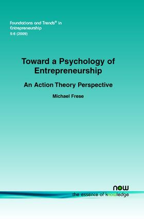 Frese |  Towards a Psychology of Entrepreneurship | Buch |  Sack Fachmedien