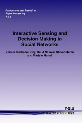 Krishnamurthy / Namvar Gharehshiran / Hamdi |  Interactive Sensing and Decision Making in Social Networks | Buch |  Sack Fachmedien