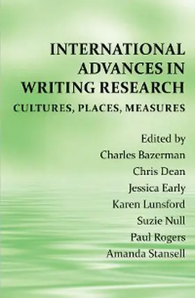 Bazerman / Dean |  International Advances in Writing Research | eBook | Sack Fachmedien