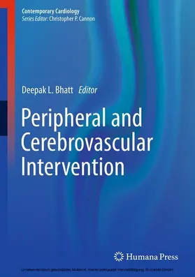Bhatt |  Peripheral and Cerebrovascular Intervention | eBook | Sack Fachmedien