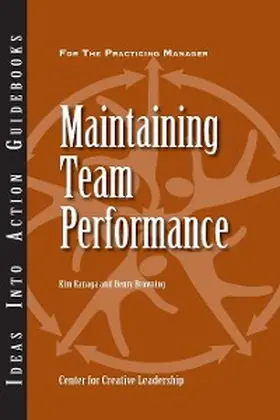 Kanaga / Browning |  Maintaining Team Performance | eBook | Sack Fachmedien