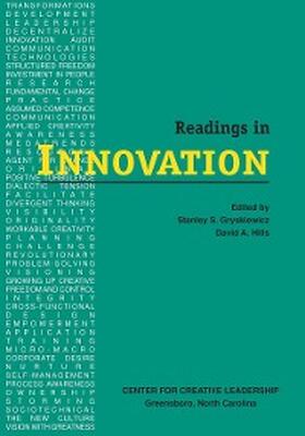 Gryskiewicz / Hills |  Readings in Innovation | eBook | Sack Fachmedien
