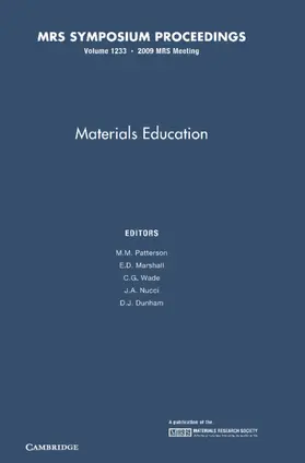 Patterson / Marshall / Wade |  Materials Education | Buch |  Sack Fachmedien