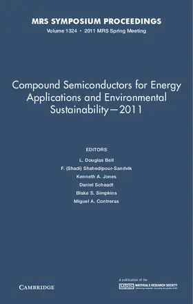 Bell / Shahedipour-Sandvik / Jones |  Compound Semiconductors for Energy Applications and Environmental Sustainability-2011 | Buch |  Sack Fachmedien