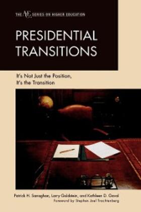 Sanaghan / Goldstein / Gaval |  Presidential Transitions | eBook | Sack Fachmedien