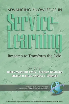 McKnight Casey / Davidson |  Advancing Knowledge in Service-Learning | eBook | Sack Fachmedien