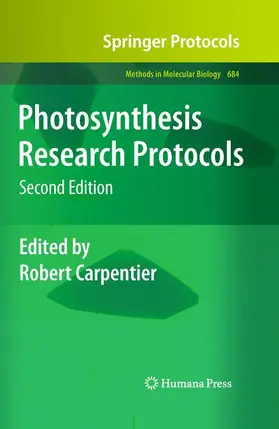 Carpentier |  Photosynthesis Research Protocols | Buch |  Sack Fachmedien