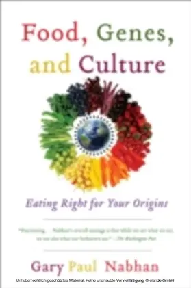 Nabhan |  Food, Genes, and Culture | eBook | Sack Fachmedien