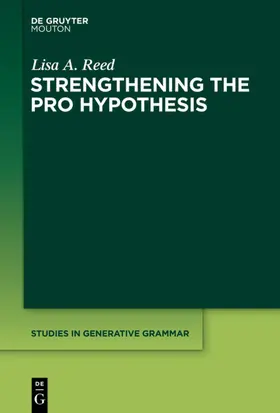 Reed |  Strengthening the PRO Hypothesis | eBook | Sack Fachmedien